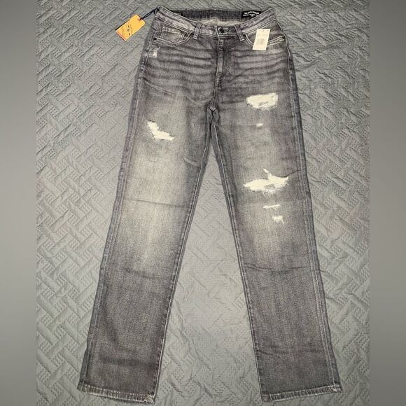 Buffalo David Bitton Men's Distressed Black Jeans - Picture 1 of 8